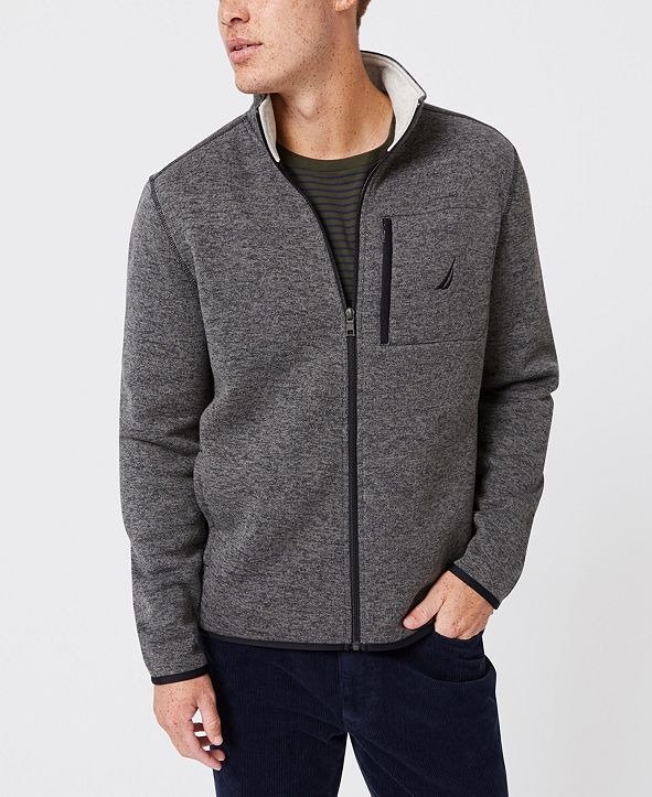 Men's Classic-Fit Full-Zip Fleece Sweatshirt