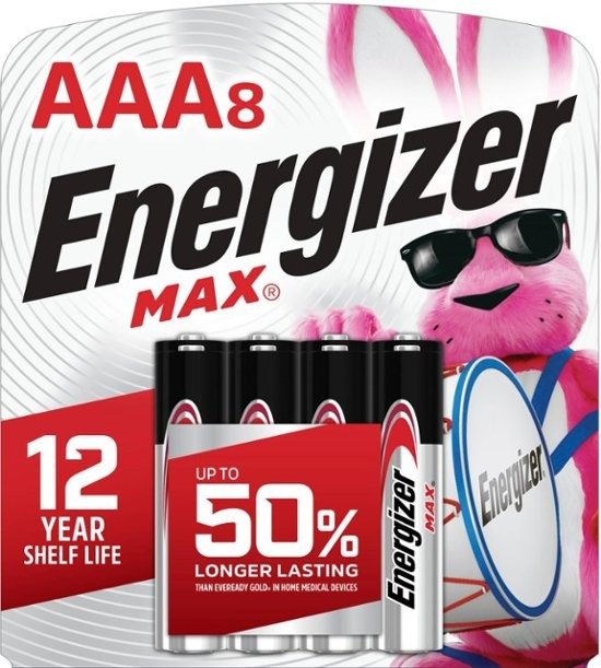 Energizer - MAX AAA 电池 8节