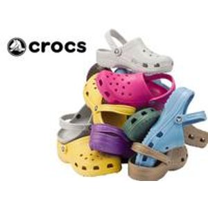 Crocs特价男女式及儿童休闲鞋及配饰促销