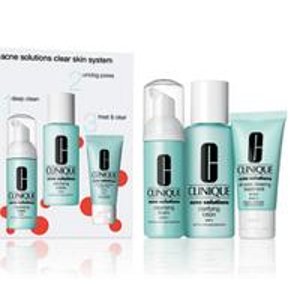 Clinique 倩碧官网 购买Acne Solutions Clear Skin System痘痘肌肤护理套装送礼