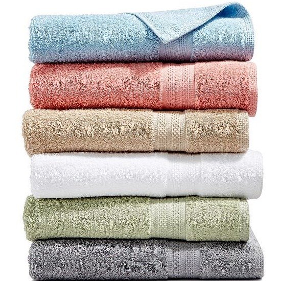  纯棉浴巾， 多色可选