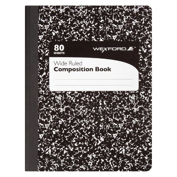 Composition Book Black/White