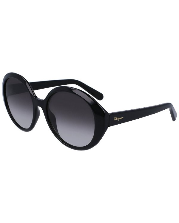 Ferragamo Women's 74935 57mm Sunglasses / Gilt
