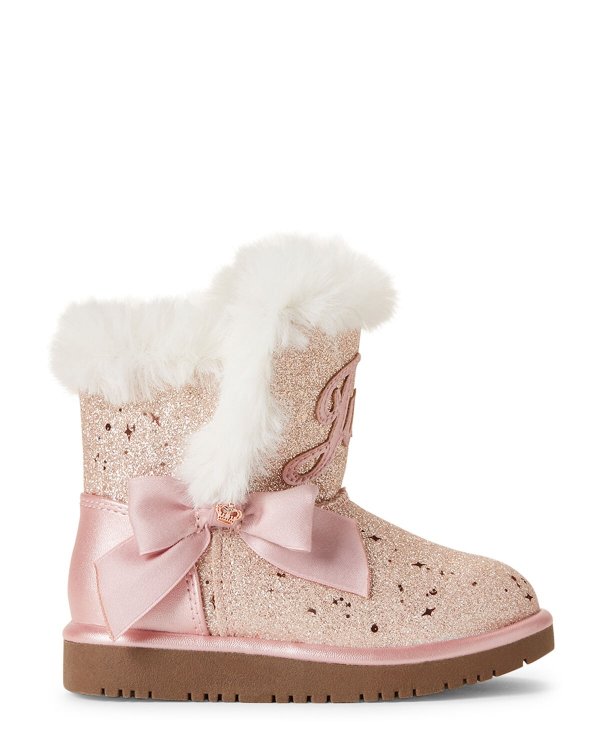 (Toddler/Kids Girls) Blush Lil Windsor Glitter Boots