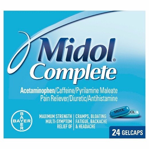 Midol Menstrual Symptom Relief Tablets - 24ct