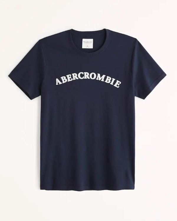 Men's Logo Patch Tee | Men's Up to 40% Off Select Styles | Abercrombie.com