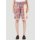 Bleached Check Shorts in Red