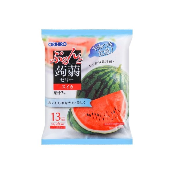 日本ORIHIRO 蒟蒻果冻 西瓜口味 120g