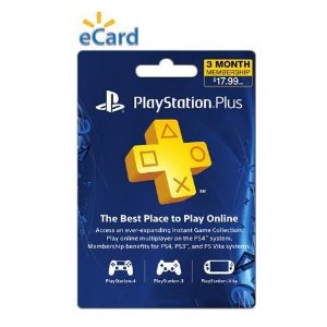 Sony Playstation Plus 3 Month $17.99 (Email Delivery)