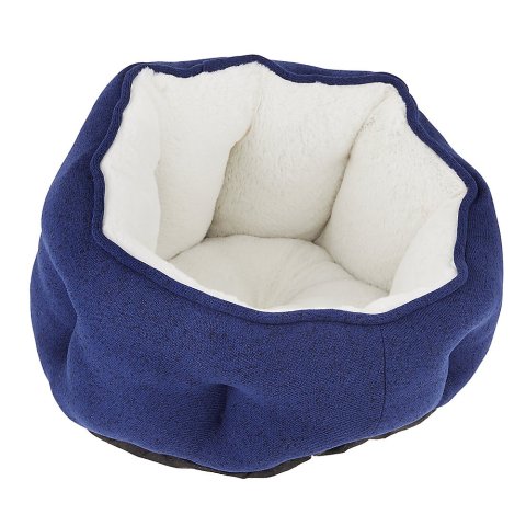 Whisker City® Snuggle Sleepy Cuddler Cat Bed
