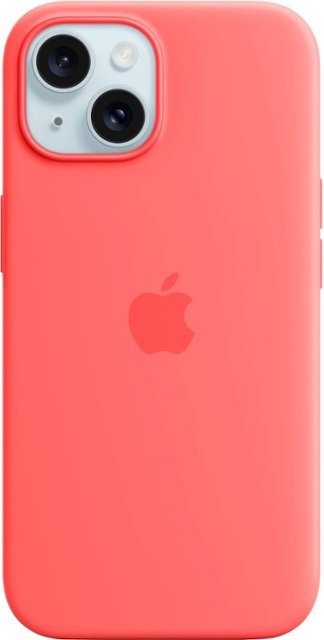 - iPhone 15 Silicone Case with MagSafe - Guava