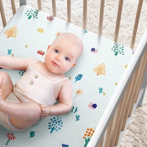 Blissful 婴儿双面不同硬度床垫+保护罩, 38 x 24