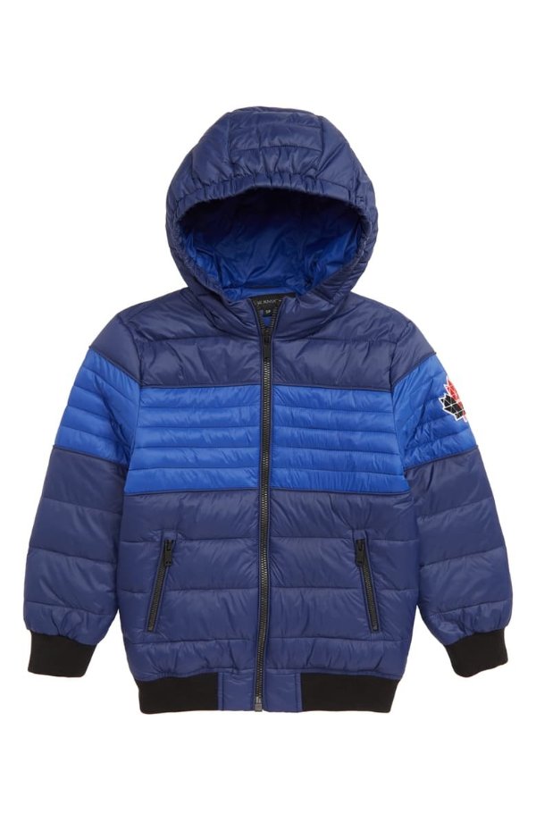 Peel Quilted Hooded Jacket
