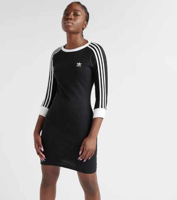 adidas 3 Stripes Dress (Black) - DV2567-001 | Jimmy Jazz