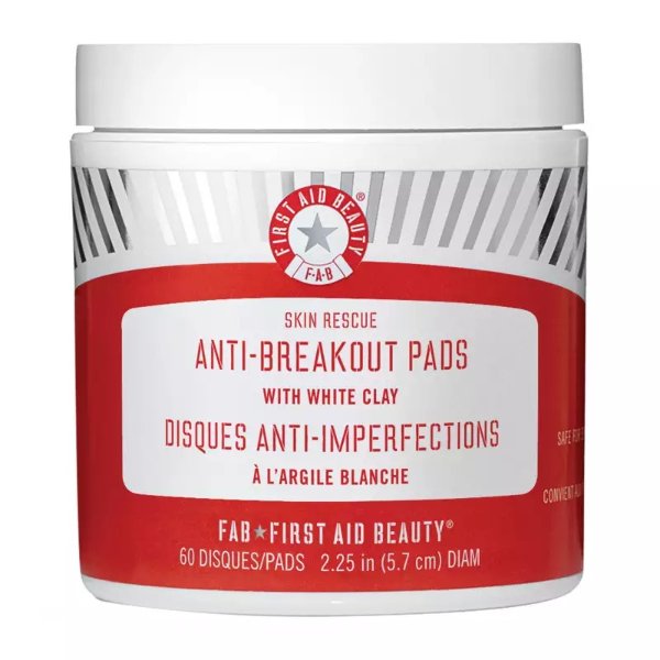 Skin Rescue Anti-Breakout Pads with White Clay x 60