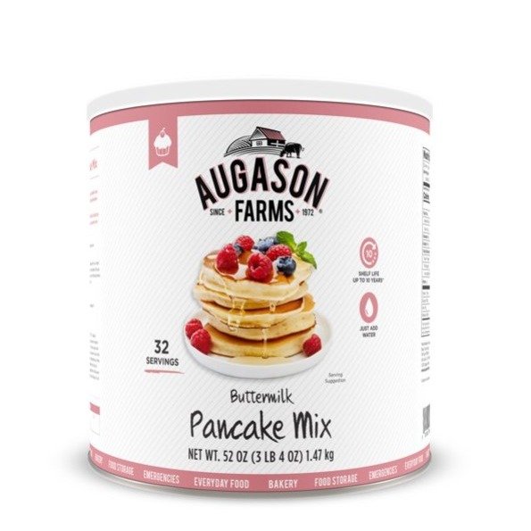 Augason Farms Buttermilk Pancake Mix 3 lbs 4 oz No. 10 Can