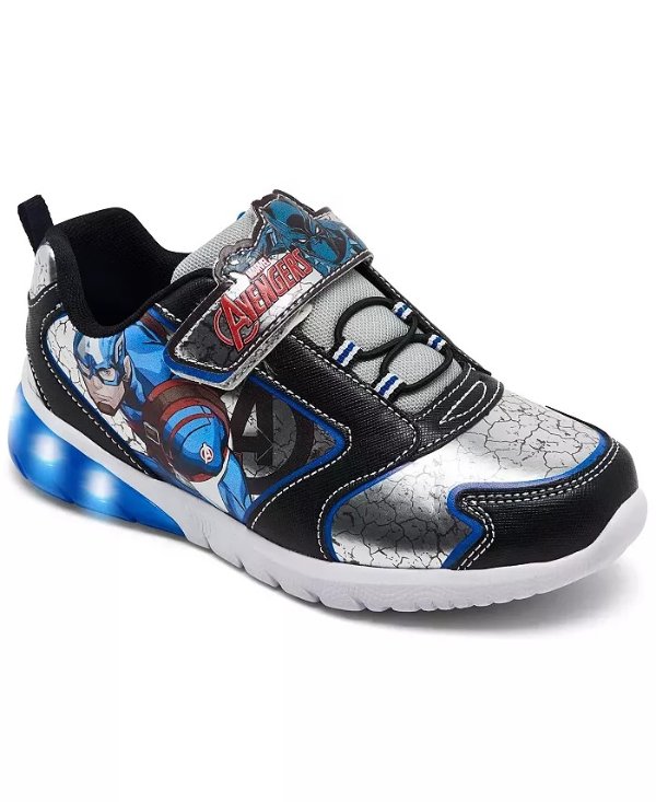 Little Boys Avengers Stay-Put Casual Sneakers from Finish Line