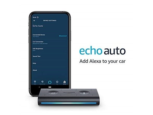 (NEW) Echo Auto (1st gen) - Hands-free Alexa in your car with your phone