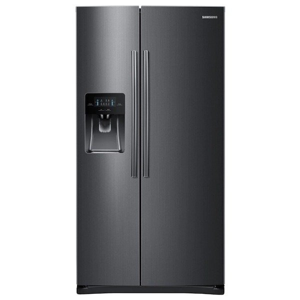 25 cu. ft. Side-by-Side Refrigerator with In-Door Ice Maker in Black Stainless Steel Refrigerator - RS25H5111SG/AA | Samsung US