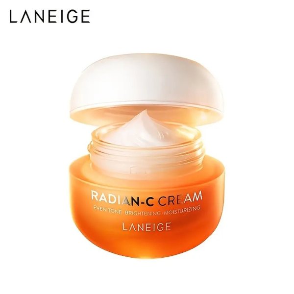 Laneige Radian C Cream Hydrate Visibly Brighten Reduce Look Of Dark Spots With Vitamin C Eae Vitamin E - Beauty & Personal Care - Temu