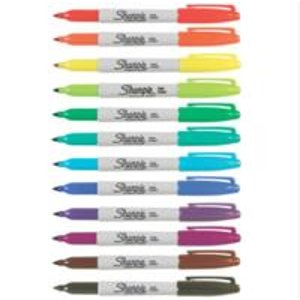 12-Pack of Sharpie Fine Point Permanent Markers