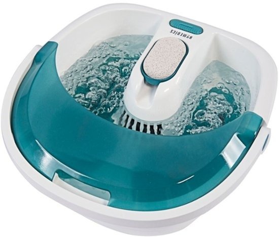 - Bubble Foot Spa with Heat Boost Power - White/Gray