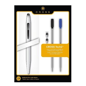 Cross Tech2 Ballpoint Pen and Stylus with Replacements