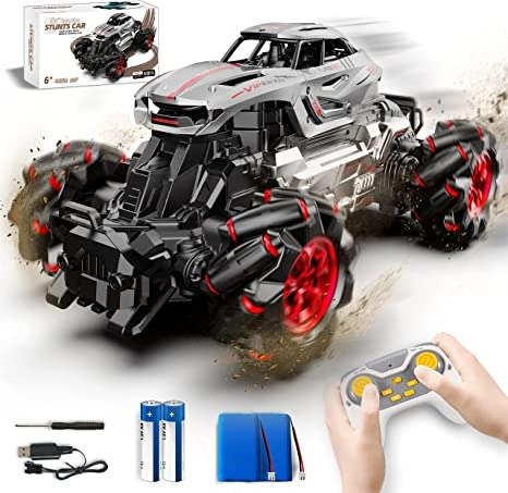 VNA RC Cars, 1:12 Scale Large High Speed 20KM/H RC Truck, Remote Control Car for Boys Age 8-12, Metal RC Crawler with 70 mins Playing Time, Off Road, 360°Rotating, Great Birthday Gift for Kids