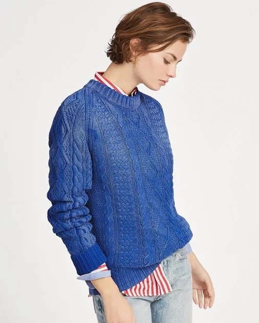 Cable Cotton Sweater