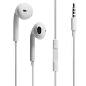 Apple EarPods with Remote and Mic White MD827LLA