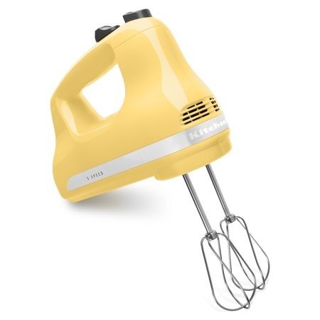 KitchenAid 5-Speed Ultra Power Hand Mixer, Majestic Yellow (KHM512MY)