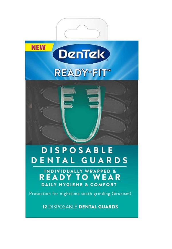Ready-Fit Disposable Dental Guards for Nighttime Teeth Grinding, Clear/no color, 16 Count (Pack of 1)