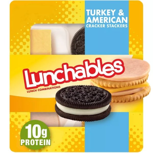 Lunchables Turkey & American Cracker Stackers - 3.4oz