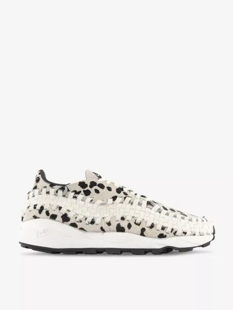 Air Footscape suede and woven low-top trainers