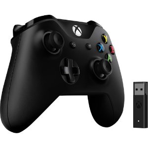 Microsoft Xbox Controller + Wireless Adapter for Windows 10