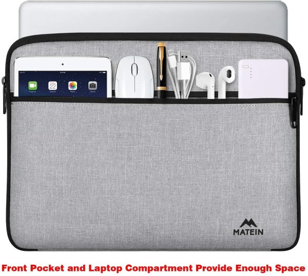 13.3-14 Inch Laptop Sleeve Case, Water Resistant Protective Computer Cover Bag Compatible with MacBook Air
