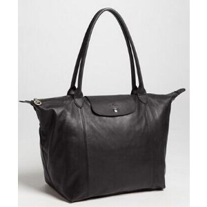 Longchamp 'Le Pliage Cuir' Leather Tote @ Nordstrom