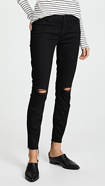 The Looker Frayed Ankle Jeans