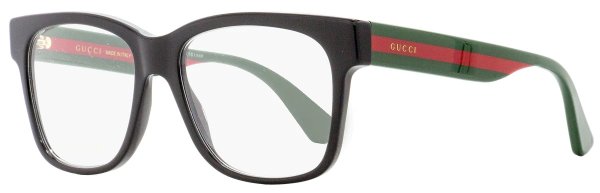 Men's Eyeglasses GG0342O 004 Black/Green/Red 56mm