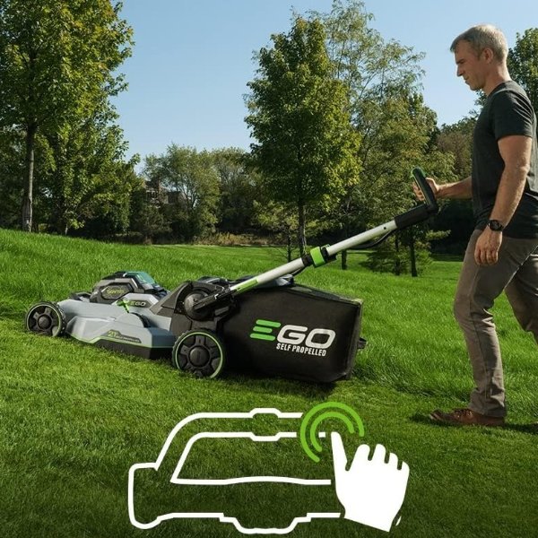 EGO Power+ LM2135SP 56-Volt 21-Inch Select Cut Self-Propelled Cordless Lawn Mower with Touch Drive Technology
