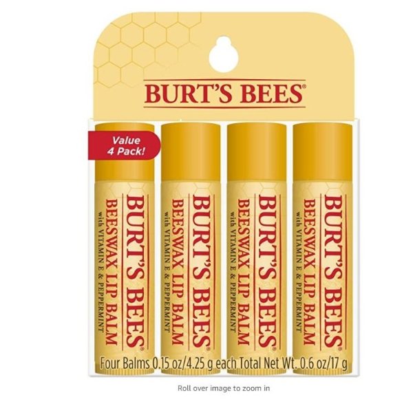 Burt's Bees 润唇膏套装热卖 抚平唇纹小帮手