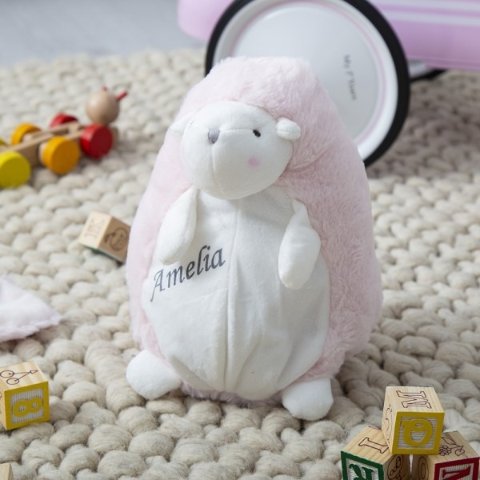 My 1st YearsPersonalized Pink Medium Hedgehog Soft Toy