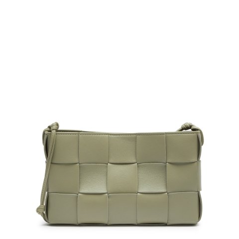 Bottega VenetaIntrecciato small leather shoulder bag