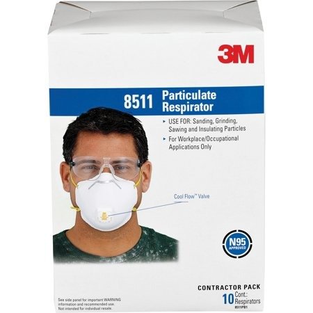 8511PB1-A 带呼吸阀防护口罩
