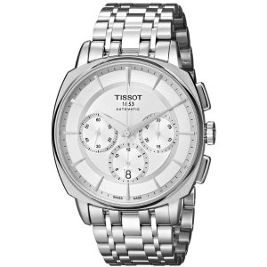 Tissot Men's T0595271103100 T Lord Analog Display Swiss Automatic Silver Watch