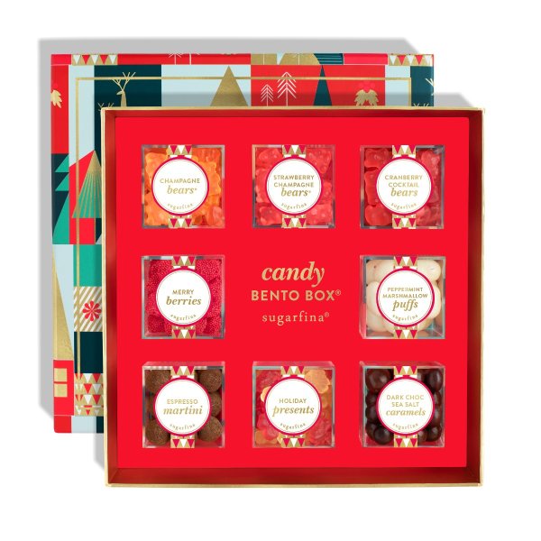 Happy Holidays 8 Piece Candy Bento Box®