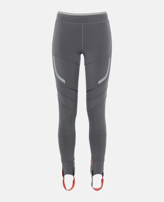 Women's GREY Gray Run Climaheat Tight | Adidas by Stella McCartney