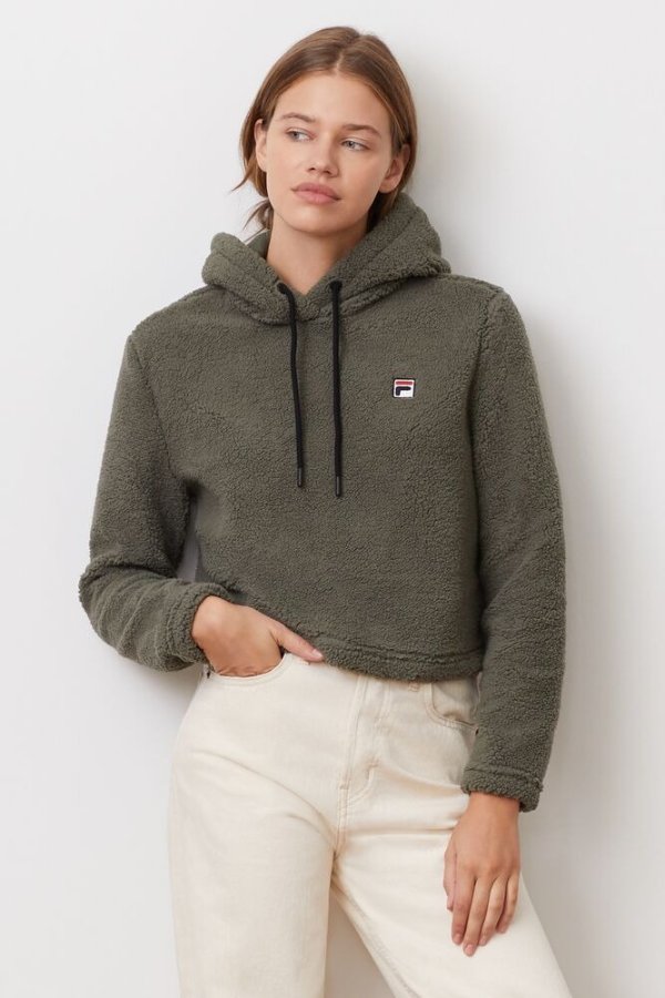ember crop hoodie