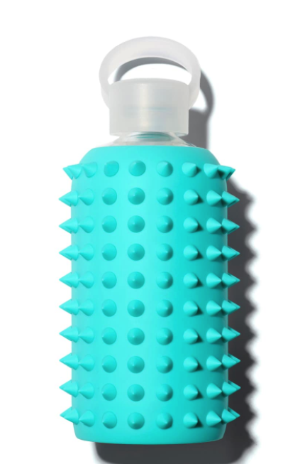 BKR Spiked 16-Ounce Silicone Glass Water Bottle