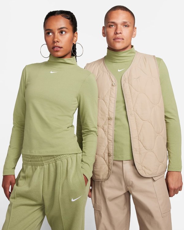 Sportswear Collection Essentials Women's Long-Sleeve Mock Top..com